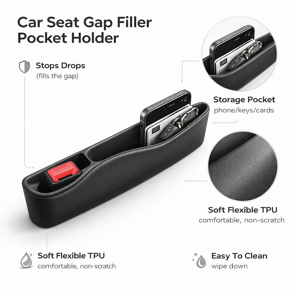 Car Seat Gap Filler - Image 2