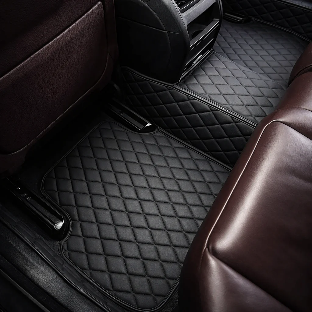 Custom Leather Floor Mats - Image 4